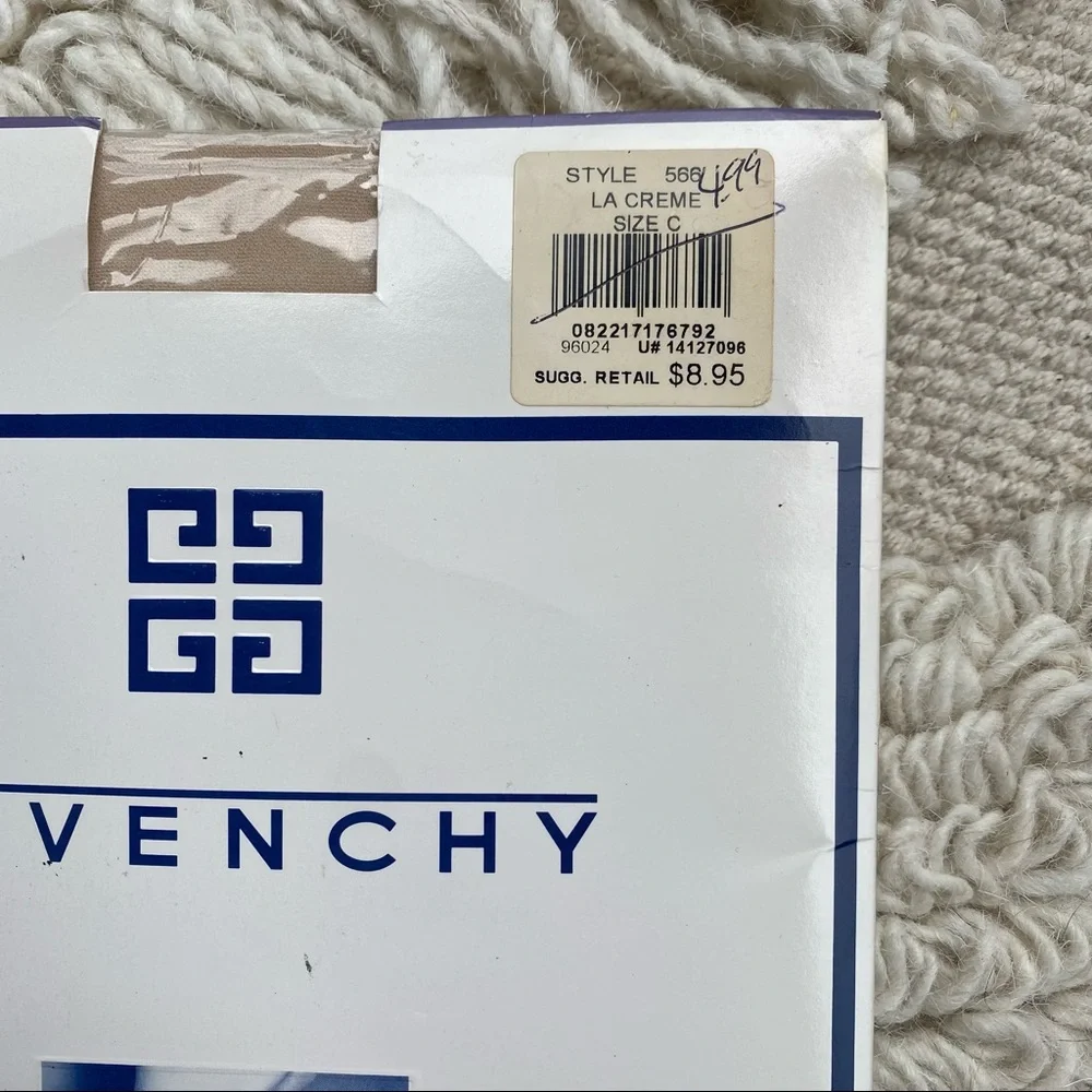 GIVENCHY vintage nude Body Smoothers Hip and Tummy Control pantyhose NEW